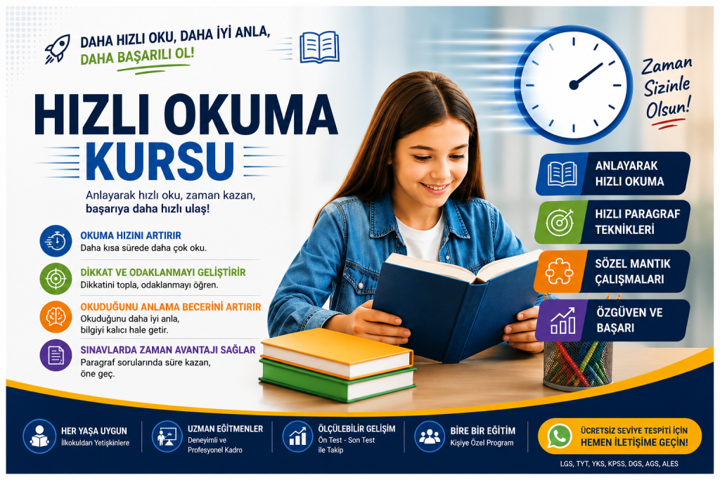 Adana Feke Hızlı Okuma Kursu